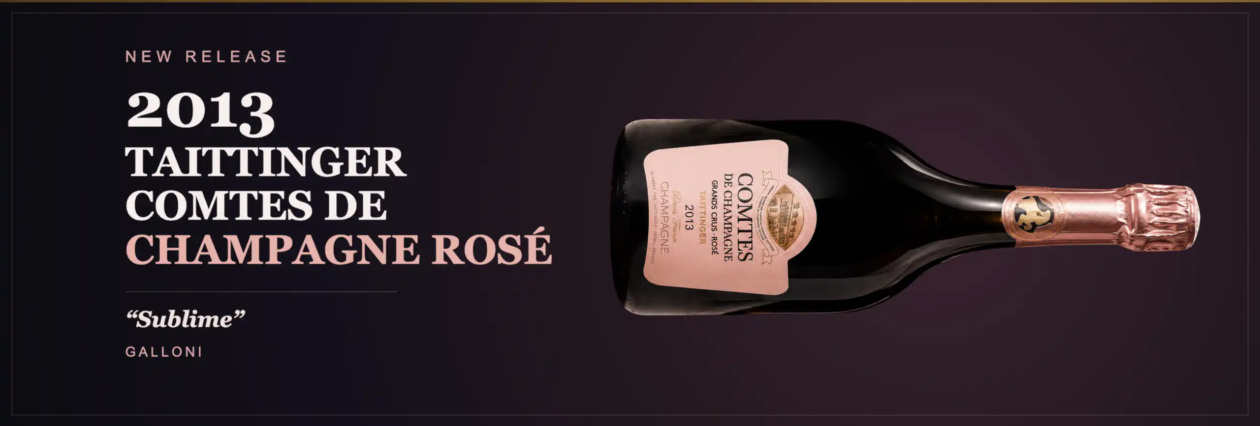 2013 Taittinger Comtes de Champagne Rose - Vinum Fine Wines